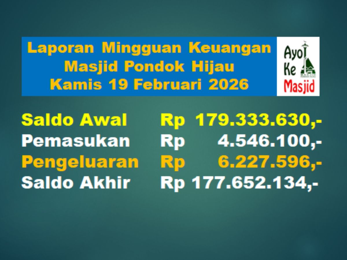 Laporan Mingguan Kas