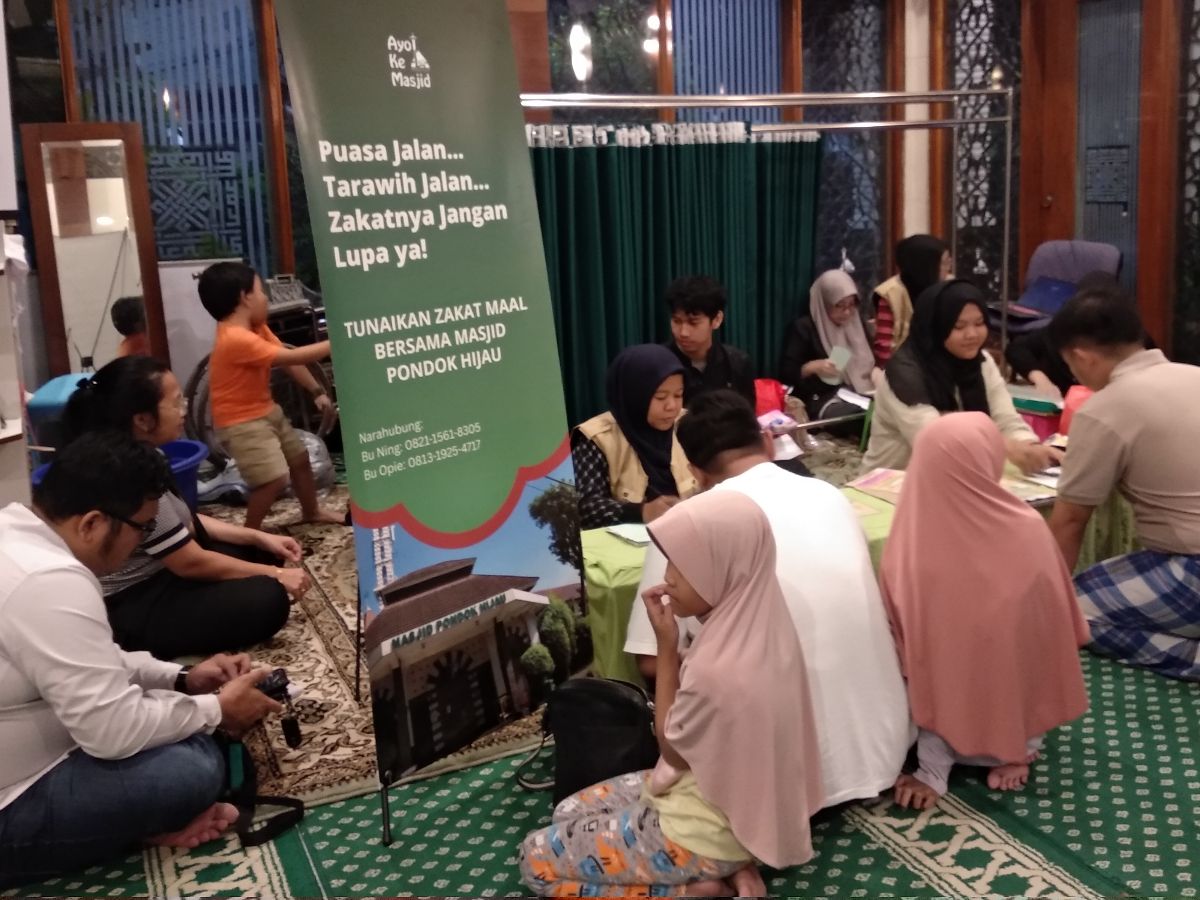 Berzakat Melalui Masjid Pondok Hjjau
